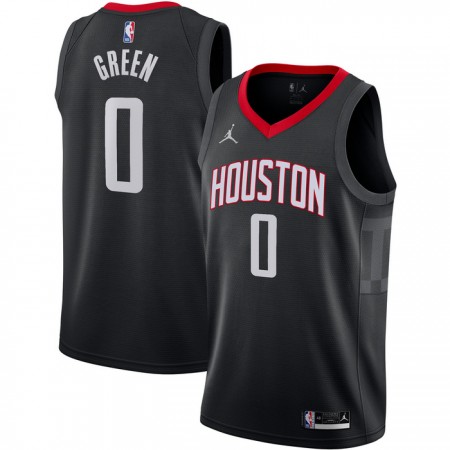 Maillot Basket Homme Houston Rockets Jalen Green 0 2022-23 Jordan Statement Edition Noir Swingman